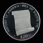 2000 Liberia 20 Dollars